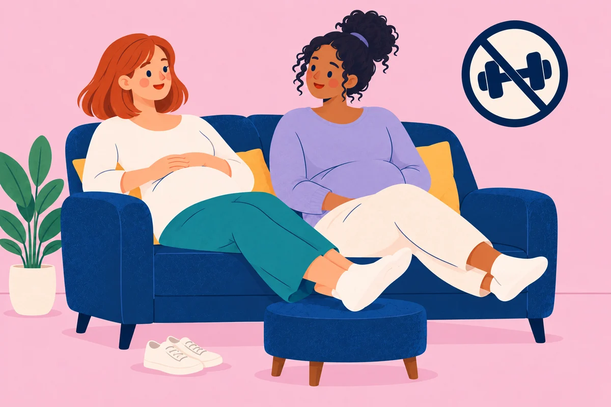 Two women taking time to rest on a sofa